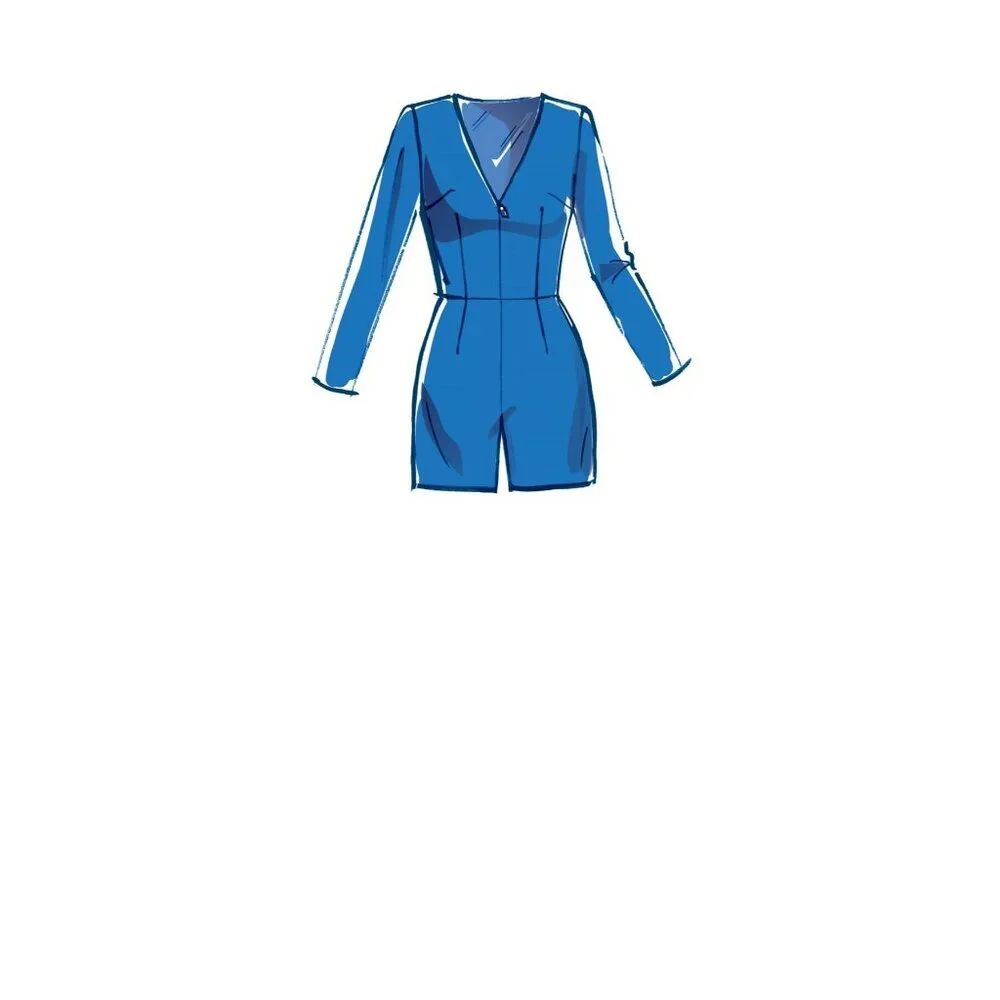 McCalls‎ Sewing Pattern M8153 Misses Romper & Jumpsuits Size 16-24